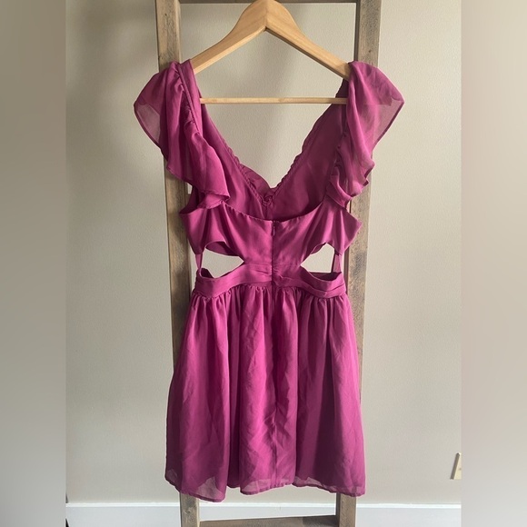 Revolve keepsake the label ruffle midi dress - Picture 4 of 6